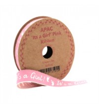 'It's a Girl' Ribbon 5m
