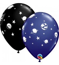 11 Inch CELESTIAL FUN ASSORTED LATEX BALLOONS 25PK