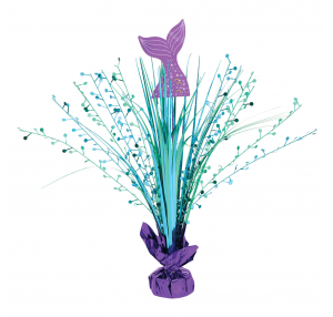 Mermaid Party Foil Spray Centrepiece 46cm
