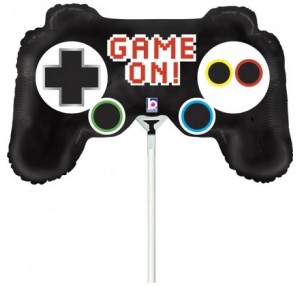14 inch MINI AIR FILL GAME CONTROLLER FOIL BALLOONS
