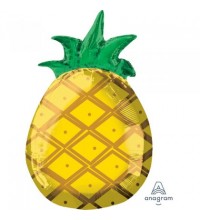 18 INCH TOTALLY TROPICAL PINEAPPLE SHAPE BALLOONS
