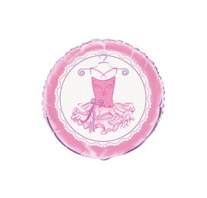 18 INCH PINK BALLERINA FOIL BALLOONS