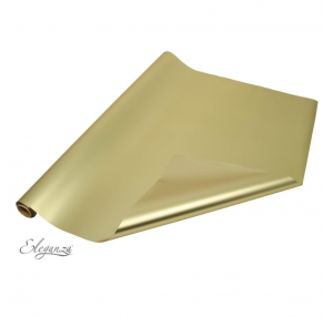 Satin Luxe Eleganza Gift Wrap Satin Gold 10m