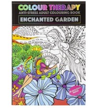 48 PAGE A4 COLOUR THERAPY BOOK GARDEN THEME
