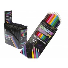 ADULT COLOUR THERAPY 12PC SHARPENED COLOUR PENCILS
