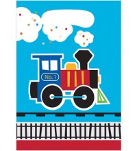 All Aboard Train Party Bags 8pk