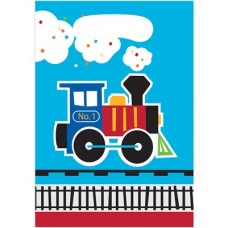 All Aboard Train Party Bags 8pk