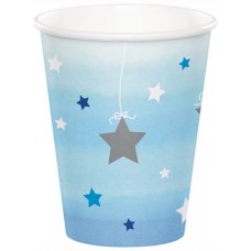 Blue Twinkle Little Star Paper Cups 8pk