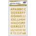 COUNTY GOLD ALPHABET STICKERS