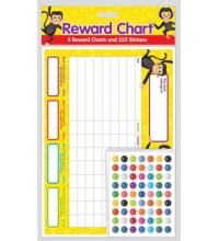 COUNTY REWARD CHART WITH STICKERS