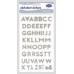 COUNTY SILVER ALPHABET STICKERS