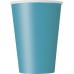 Caribbean Teal 12oz Large Paper Cups 10pk