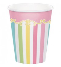 Carousel Baby Shower 9oz Paper Cups 8pk