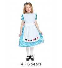 Child Alice Book Day Fancy Dress Costume 4 - 6 yrs