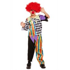 Children's Halloween Clown Costume Ages 4 - 12