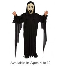 Children's Halloween Demon Ghost Fancy Dress Costume