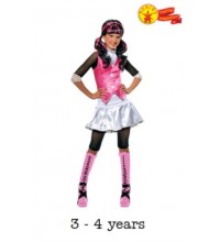 Children's Monster High Draculaura Fancy Dress Costume 3 - 4 yrs