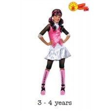 Children's Monster High Draculaura Fancy Dress Costume 3 - 4 yrs