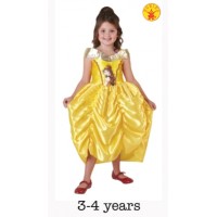 Classic Golden Princess Belle Beauty and the Beast Dress - Small