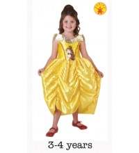 Classic Golden Princess Belle Beauty and the Beast Dress - Small