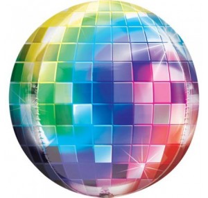 DISCO BALL ORBZ FOIL BALLOONS