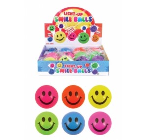 EMOJI LOOK LIGHT UP 5CM SMILEY BALLS