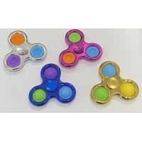 FIDGET SPINNER WITH 3 POP TOY