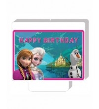 Frozen Happy Birthday Candle