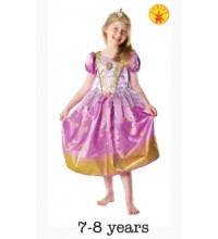 Glitter Disney Princess Rapunzel Costume and Tiara - Large