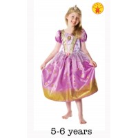 Glitter Disney Princess Rapunzel Costume and Tiara - Medium