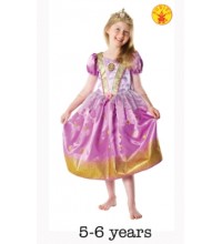 Glitter Disney Princess Rapunzel Costume and Tiara - Medium