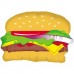 28 INCH HAMBURGER SUPERSHAPE BALLOONS
