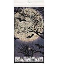 Halloween Spooky Night Plastic Tablecover