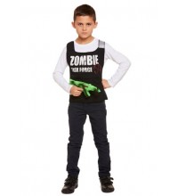 Halloween Zombie Task Force Vest Fancy Dress Costume
