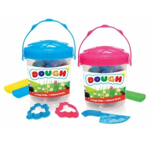 Kids Create Activity Play 8 Coloured Dough Sticks In Tub