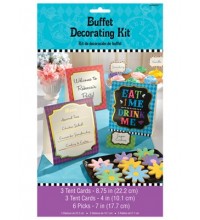 Mad Tea Party Paper Buffet Decoration Kit 12pk