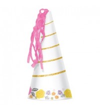 Magical Unicorn Party Horn Hats 8pk