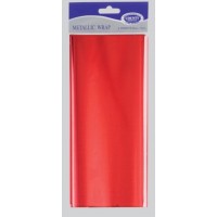 Metallic Red Wrapping Paper 4 sheets