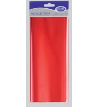 Metallic Red Wrapping Paper 4 sheets