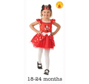 Minnie Mouse Red Ballerina Dress and Headband - Infant