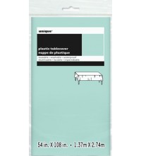 Mint Green Rectangular Plastic Tablecover