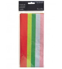 Mixed Rainbow Tissue Paper 5 Sheets