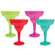 NEW Assorted Margarita Cocktail Glasses 20pk