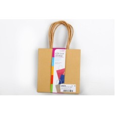 PACK OF 4 SMALL BROWN CRAFT BAGS