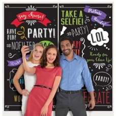 Party Selfie Wall Decoration Kit 2pce