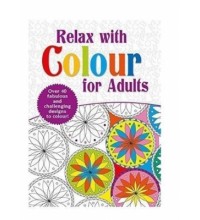 RELAX WITH COLOUR ADULT COLURING BOOK