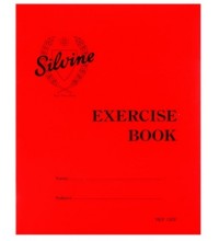 SILVINE EXERCISE BOOK 7MM SQUARES 203MM X 165MM 40 PAGES