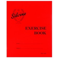 SILVINE EXERCISE BOOK 7MM SQUARES 203MM X 165MM 40 PAGES