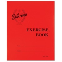 SILVINE EXERCISE BOOK RULED FEINT 203MM X 165MM 40 PAGES