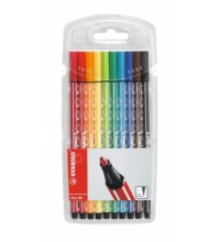 STABILO 68 FIBRE TIP PEN 10 PACK